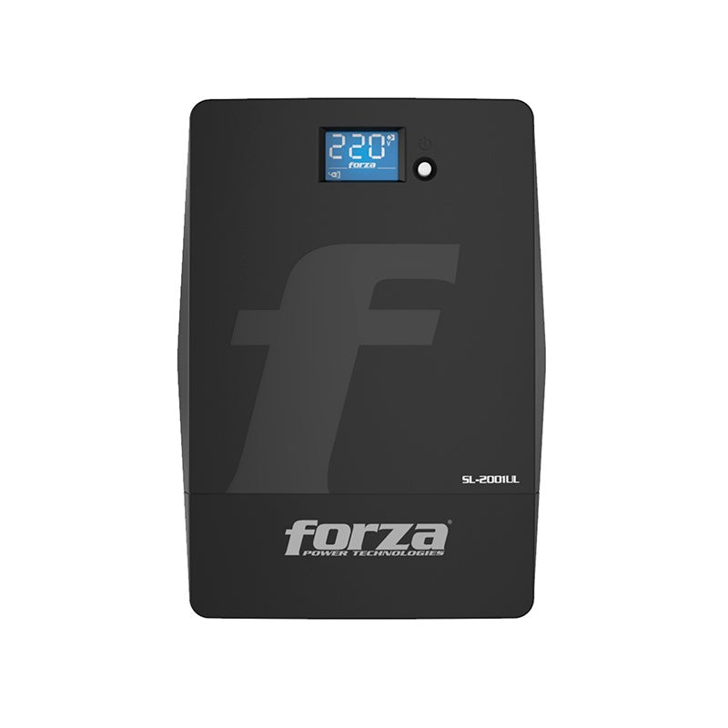 Forza SL-2001UL - UPS - Line interactive - 1200 Watt - 2000 VA - 110 V - NEMA 5-20P - 8 x NEMA 5-15R - USB - Touchscreen LCD - Forza Tracker - 3-year warranty