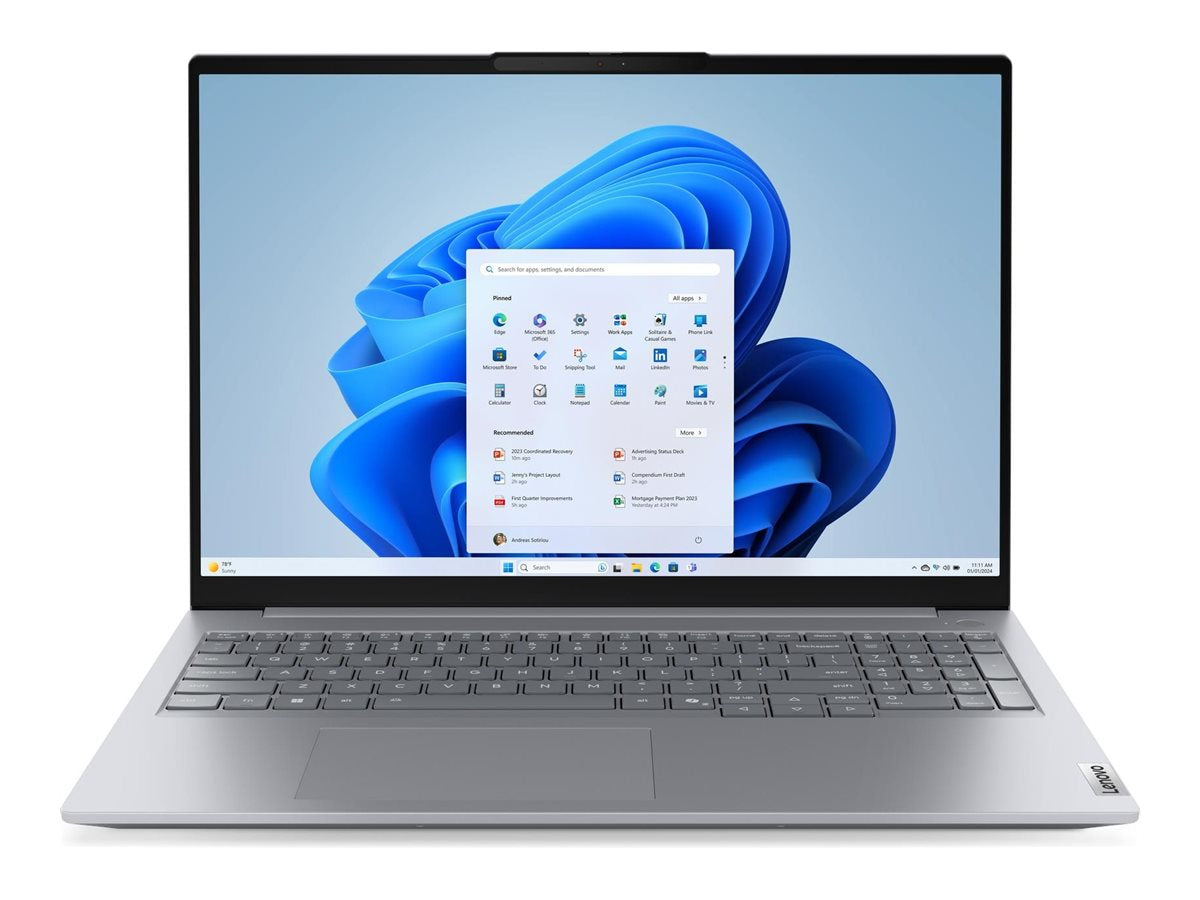 Lenovo ThinkBook 16 G9 - Portátil - 16" - Intel Core i7 240H / 2,5 GHz - DDR5 SDRAM - 16 GB - 512 GB - Gráficos integrados - Windows 11 Pro