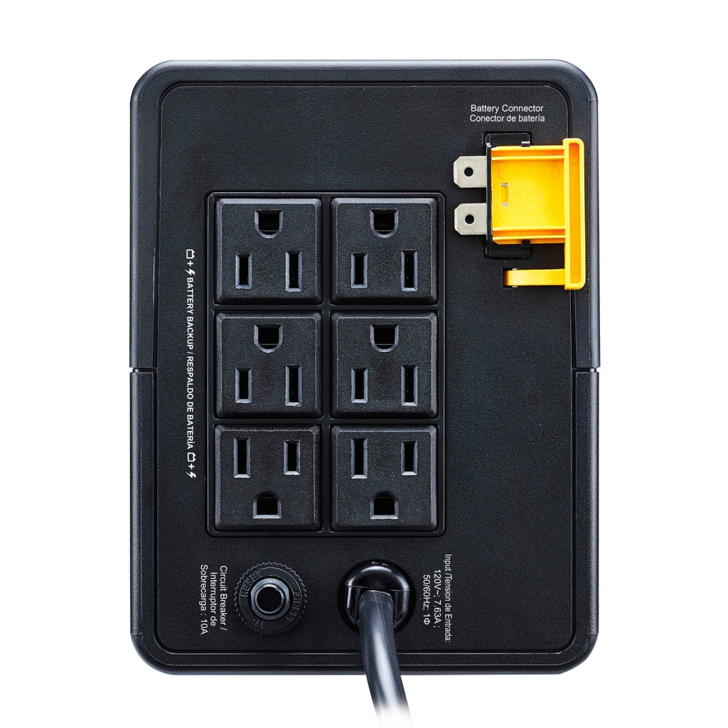 APC Back-UPS 900VA - UPS - AC 120 V - 480 Watt - 900 VA - output connectors: 6 - black
