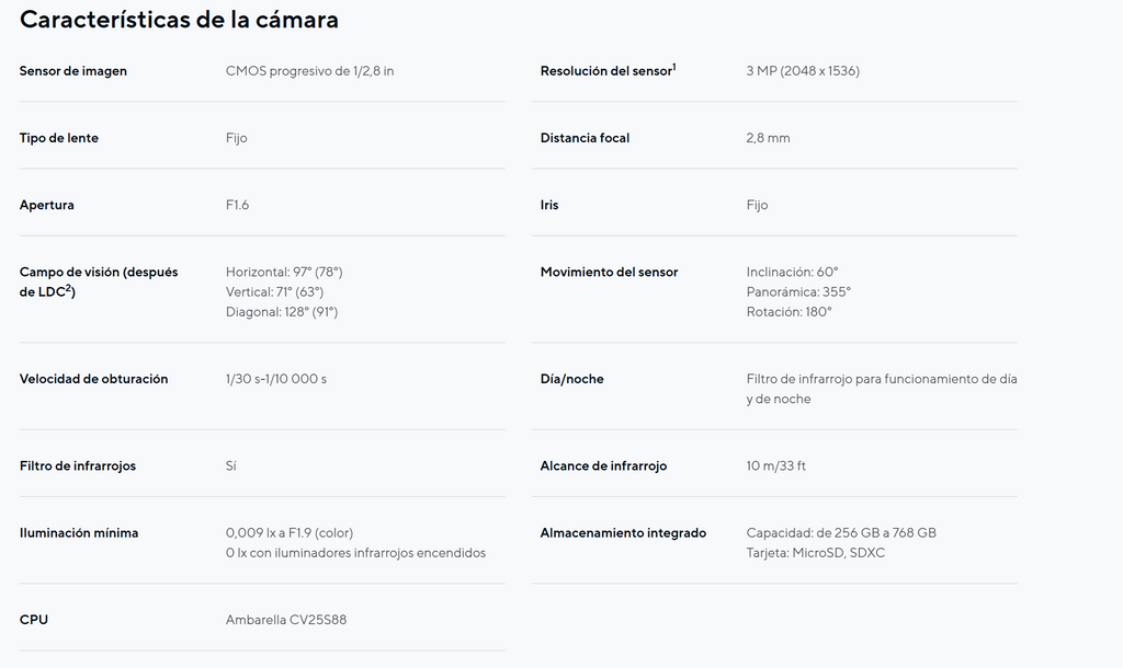 Cámara Verkada Domo CD22