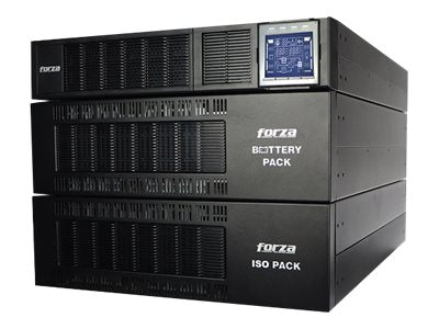 Forza Atlas FDC-106KMR-ISO - UPS (rack-mountable / external) - AC 110-300 V - 6000 Watt - 6000 VA - 9 Ah - RS-232, USB - 2U - black