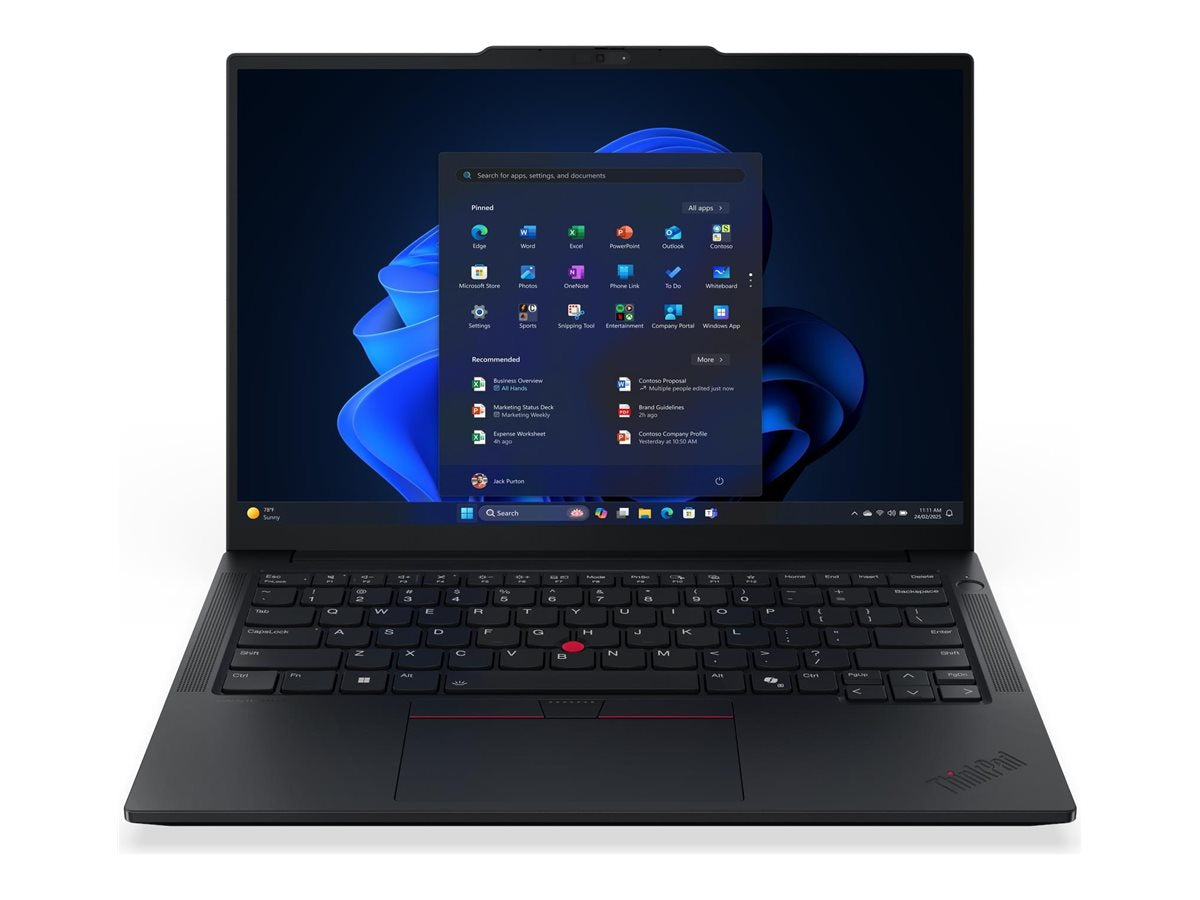 Lenovo ThinkPad E14 - Portátil - 14" - Intel Core Ultra 7 255H / 2,05 GHz - 16 GB - DDR5 SDRAM - 512 GB - Gráficos integrados - Windows 11 Pro
