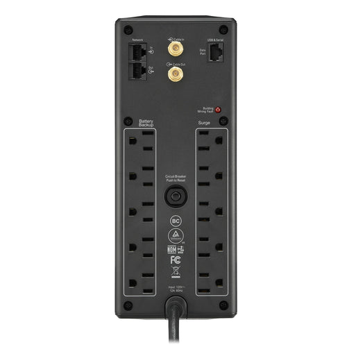 APC Back-UPS Pro BX1500M - UPS - CA 120 V - 900 Vatios - 1500 VA - USB - conectores de salida: 10 - América Latina