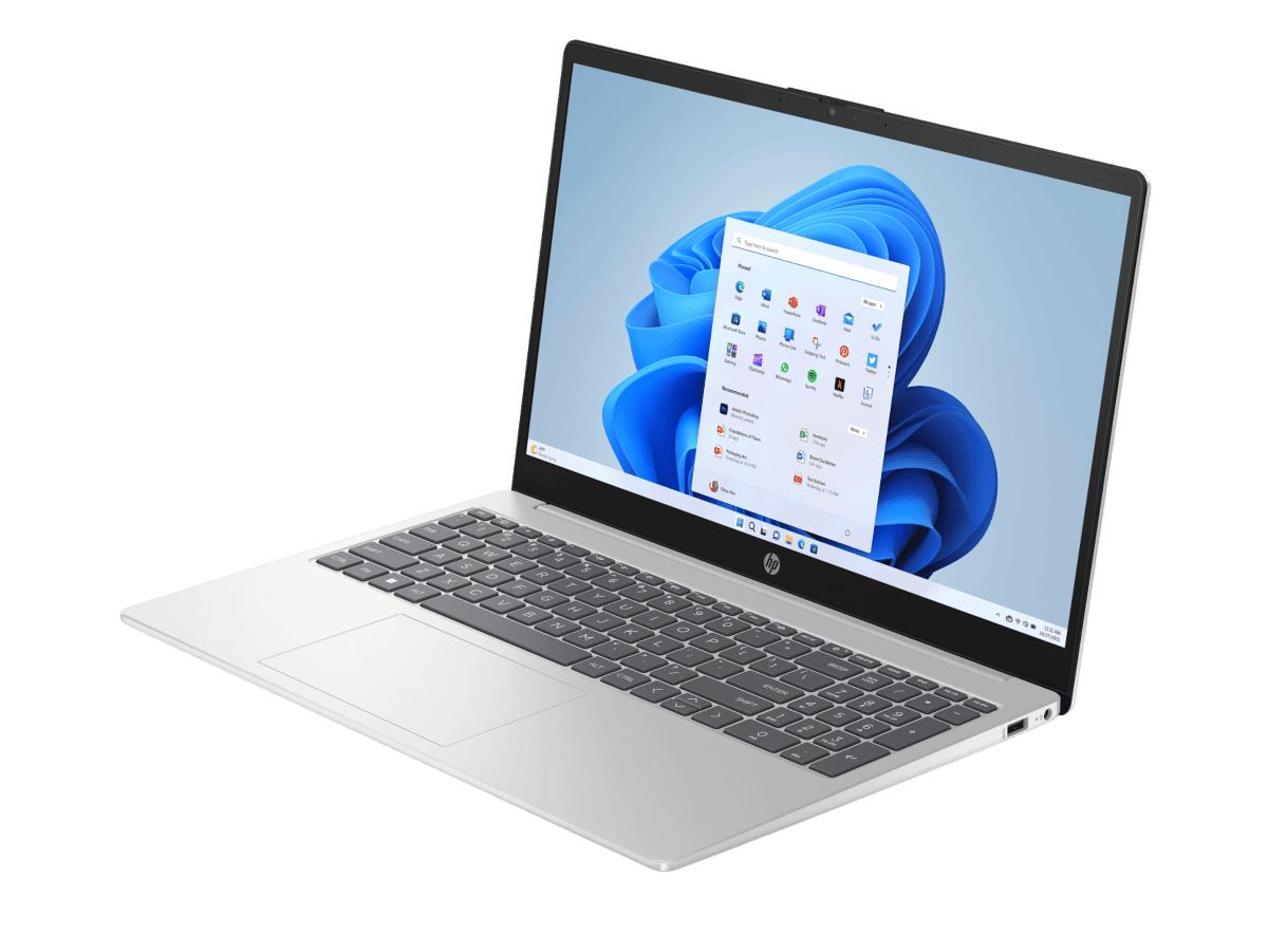 HP - Portátil - 15,6" - Intel Core 3 100U / 4,7 GHz - 8 GB - DDR5 SDRAM - 512 GB SSD - Gráficos integrados - Microsoft Windows 11 Home - 1 año de garantía o garantía del sistema Dell heredada