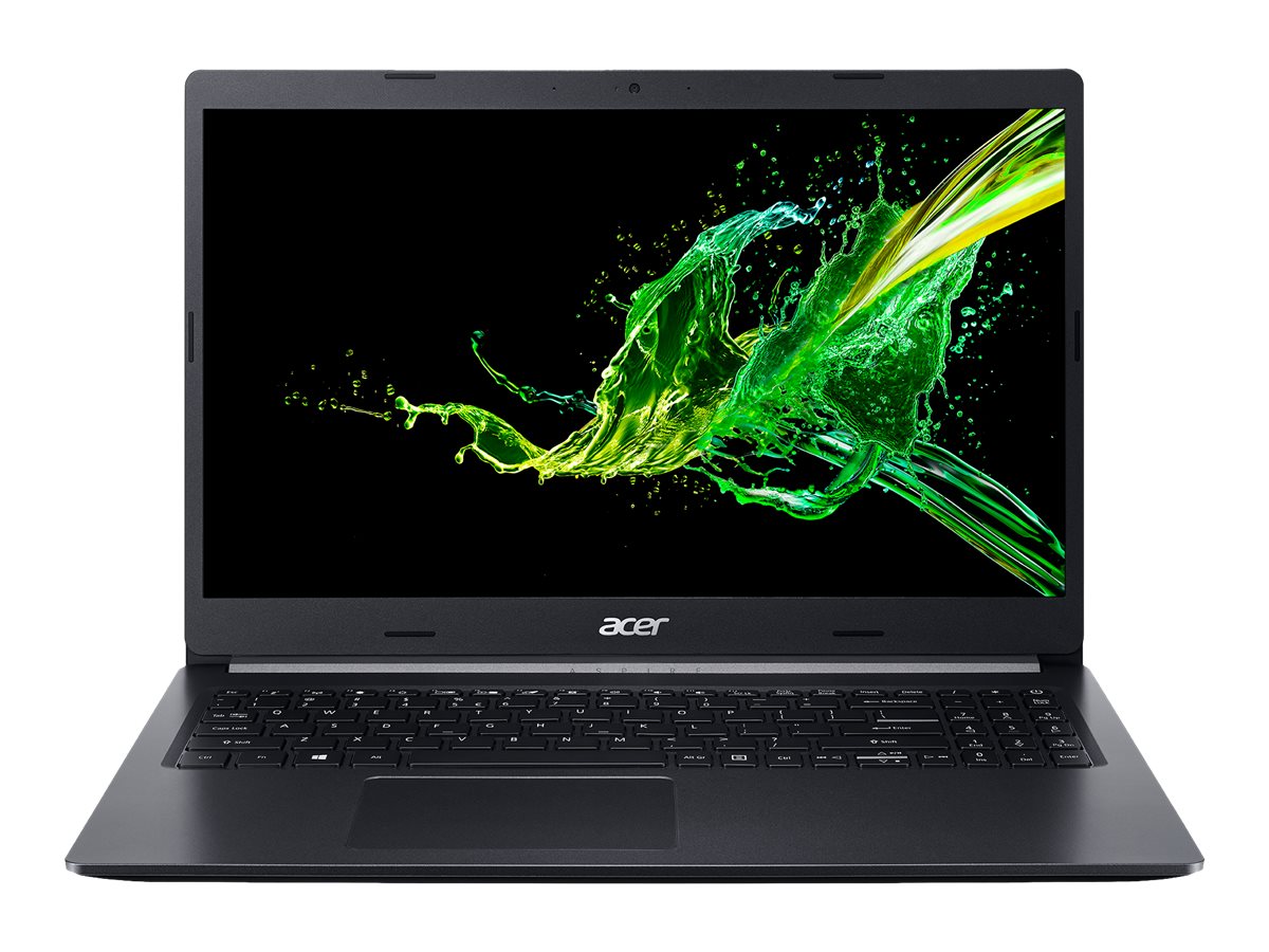 Acer Aspire 5 A515-54 - 180-degree hinge design - Intel Core i5 - 10210U / up to 4.2 GHz - Win 10 Home Single Language 64-bit - UHD Graphics - 8 GB RAM - 256 GB SSD NVMe - 15.6" 1920 x 1080 (Full HD) - Gigabit Ethernet - Wi-Fi 6 - charcoal black